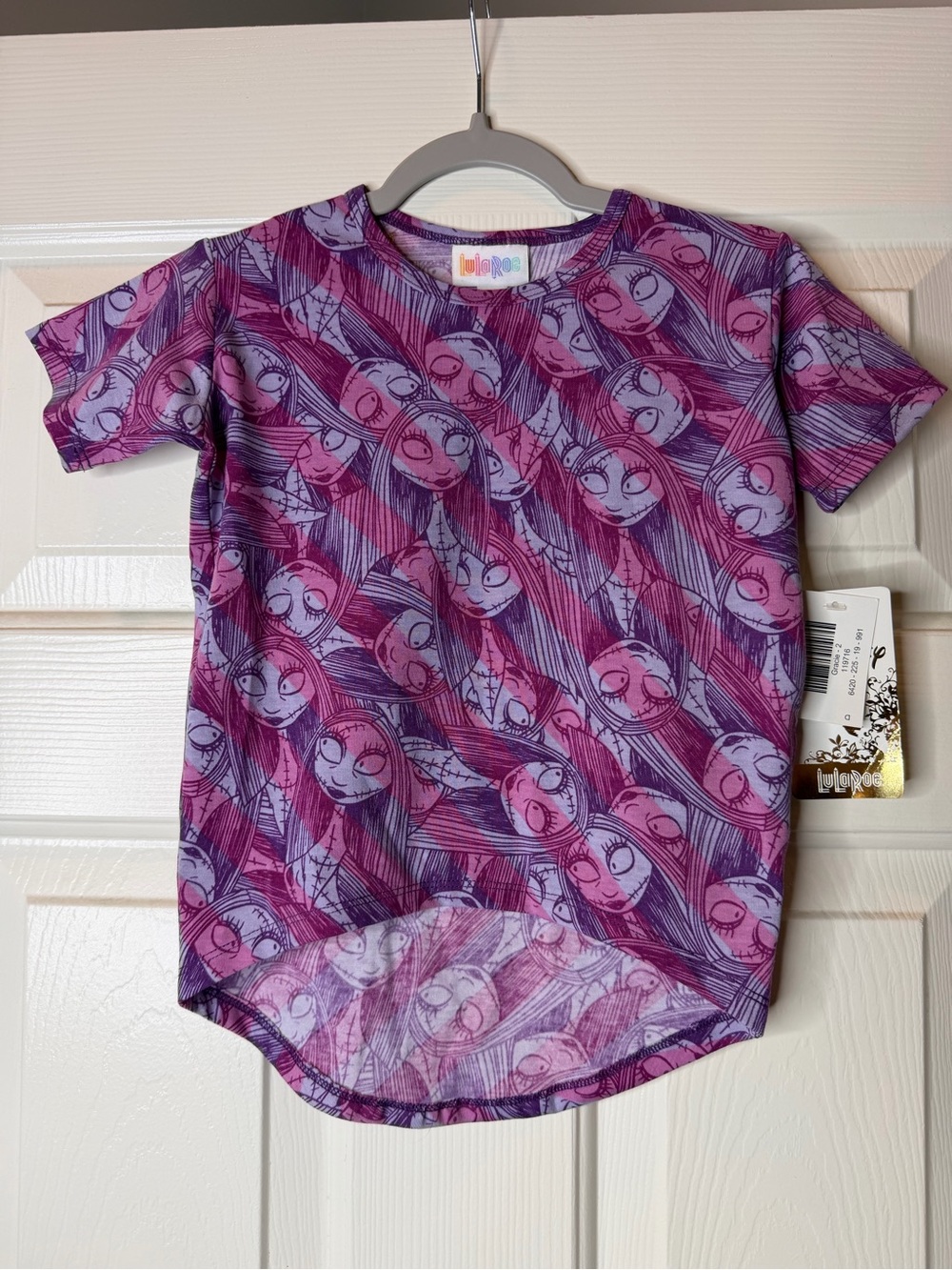 LuLaRoe Disney Purple & Pink Gracie Size 2 NWT Sally